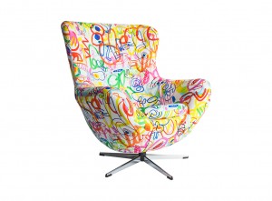 scribble chair by lorraine osbborne